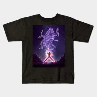 Vibrant Andromeda Kids T-Shirt